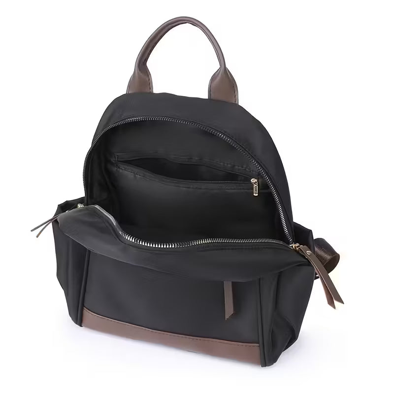 Vintage-Inspired Waterproof Oxford Backpack