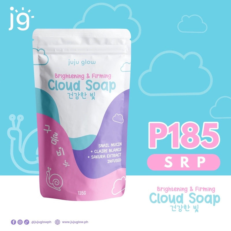 JUJU GLOW Brightening & Firming Cloud Soap