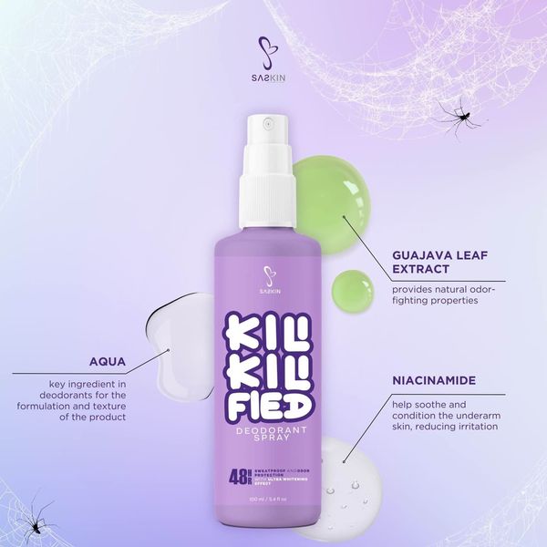 SASKIN KILI KILI FIED DEODORANT SPRAY 60ML