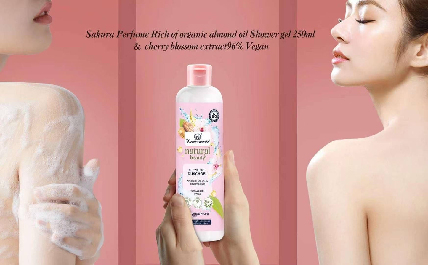 Remix Music Natural Beauty Duschgel Whitening Shower Gel 250ml