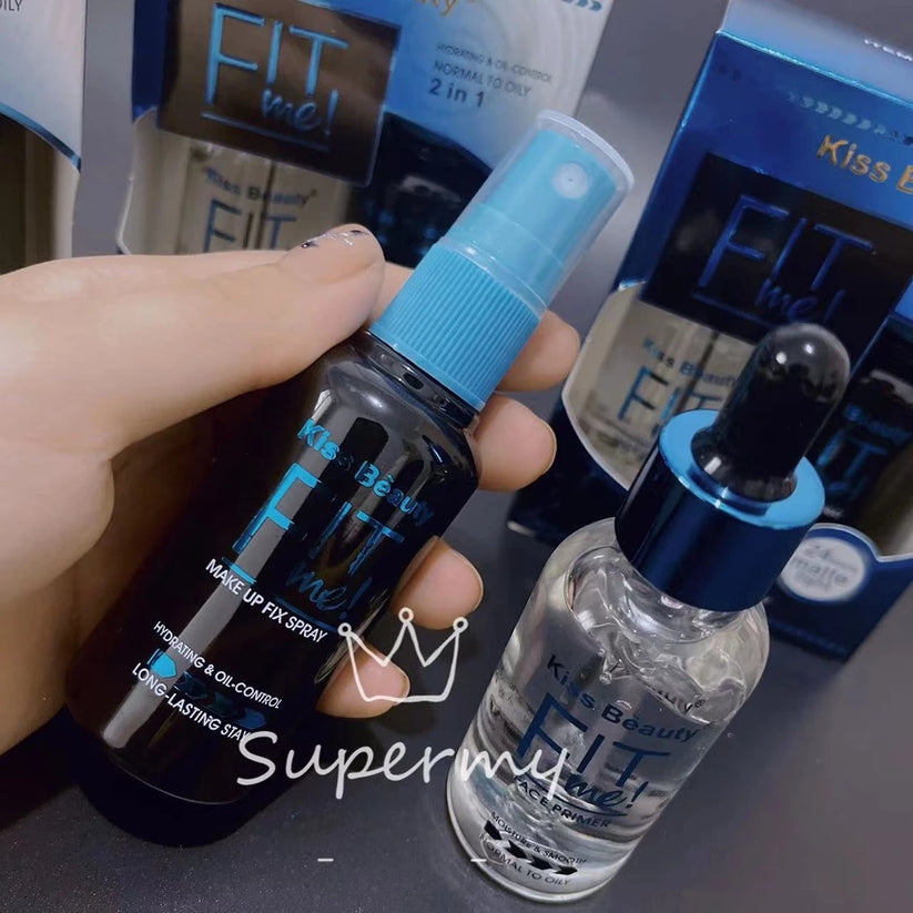 KISS BEAUTY Face Primer & Make-up Fix Spray Set