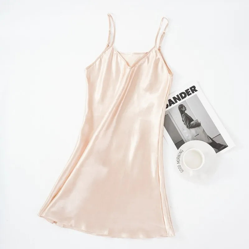 ICE SILK Night Dress – Cool Comfort, Elegant Sleep!