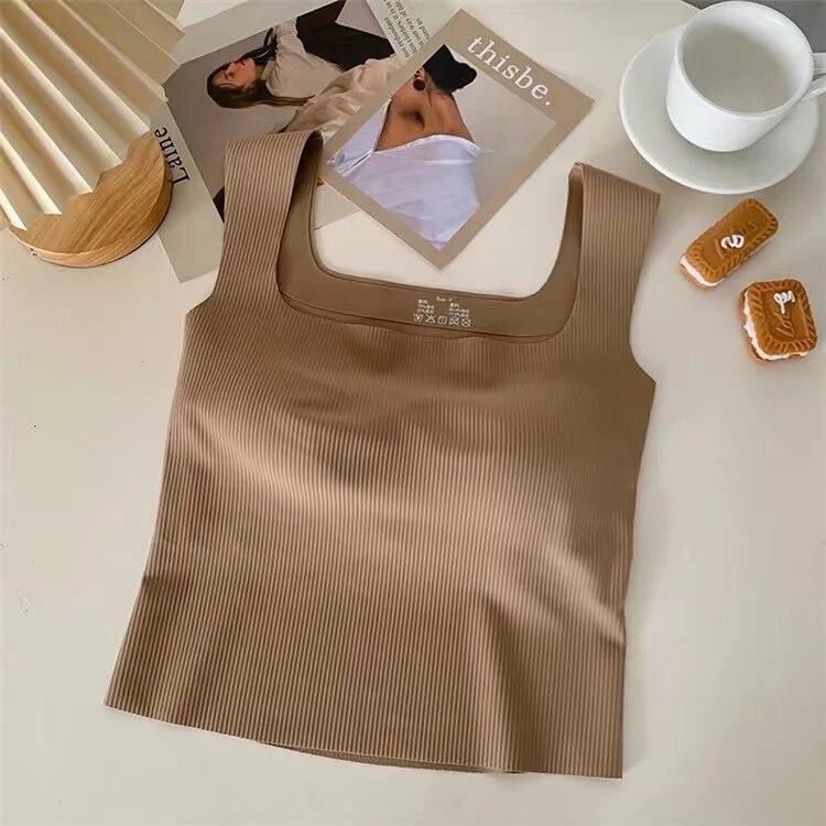 Seamless Padded Camisole – All-in-One Comfort, Support & Style!