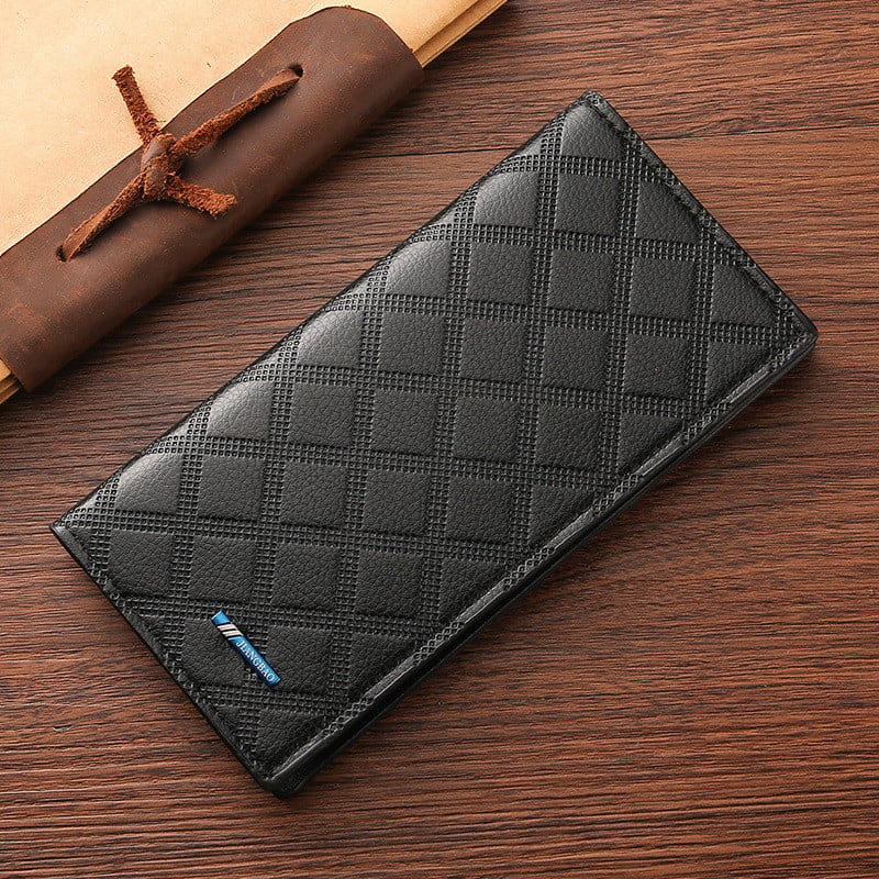 Men's Leather Long Wallet
