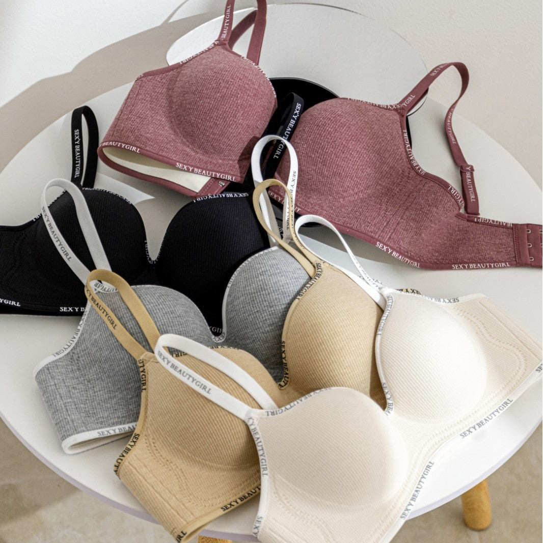 Non Wire Breathable Push Up Bra