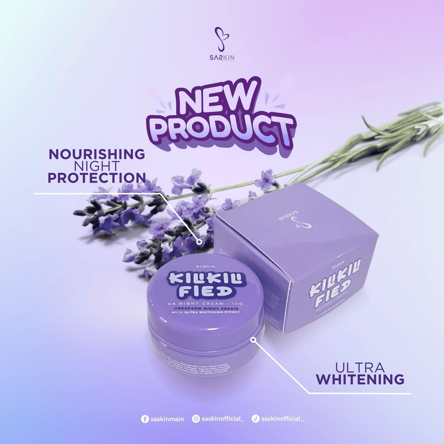 SASKIN KILI KILI FIED UA NIGHT CREAM 10g