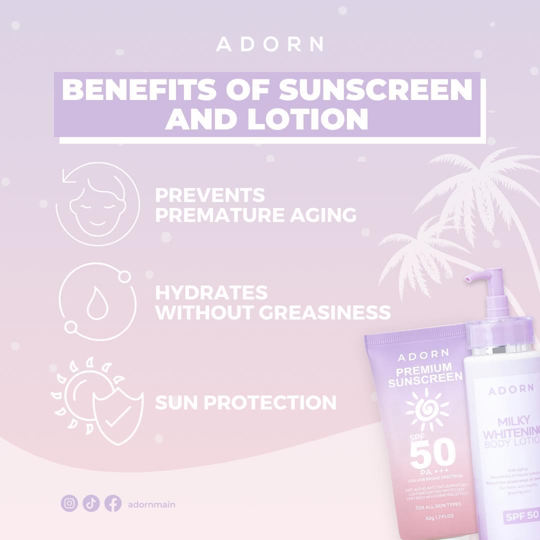 ADORN PREMIUM SUNSCREEN WITH SPF 50