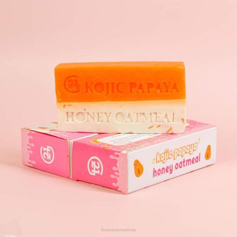 G21 Kojic Papaya and Honey Oatmeal Duo Soap