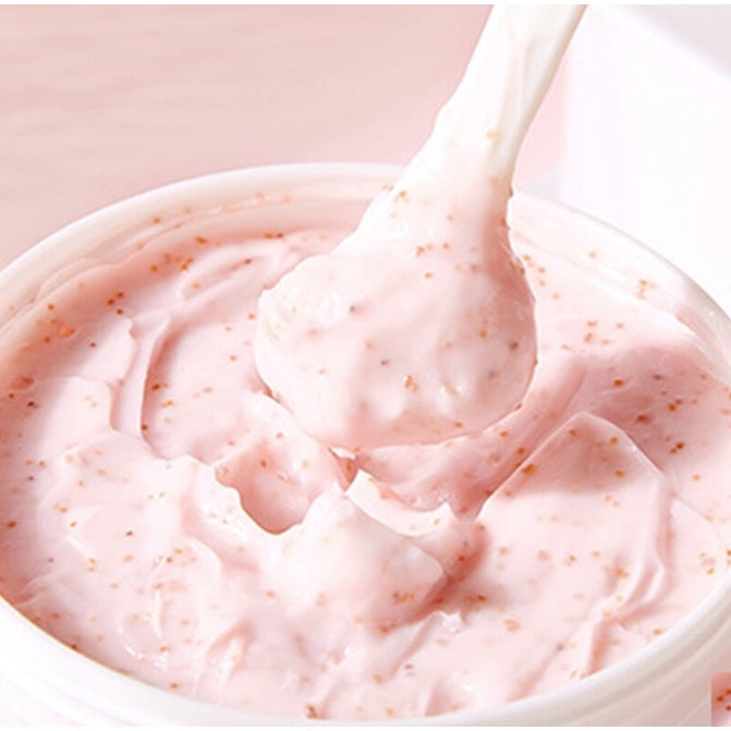 PEACH CLEAR Whitening Exfoliator & Moisturizing Body Scrub Cream 200g