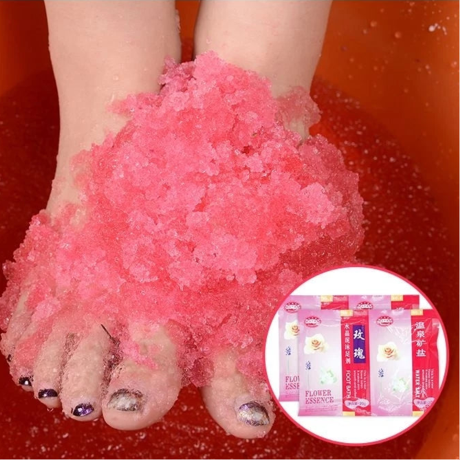 Crystal Mud Foot Bath Jelly Salt for Foot Spa