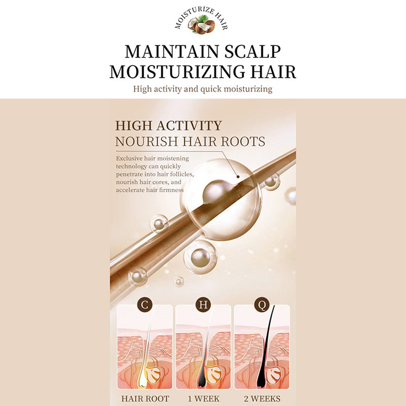 SADOER Coconut Oil Moisturizing Hair Care Dandruff Shampoo
