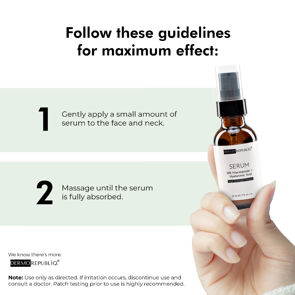 DERMOREPUBLIQ 5% Niacinamide + Hyaluronic Acid Sensitive Skin Formula Serum - 30 mL