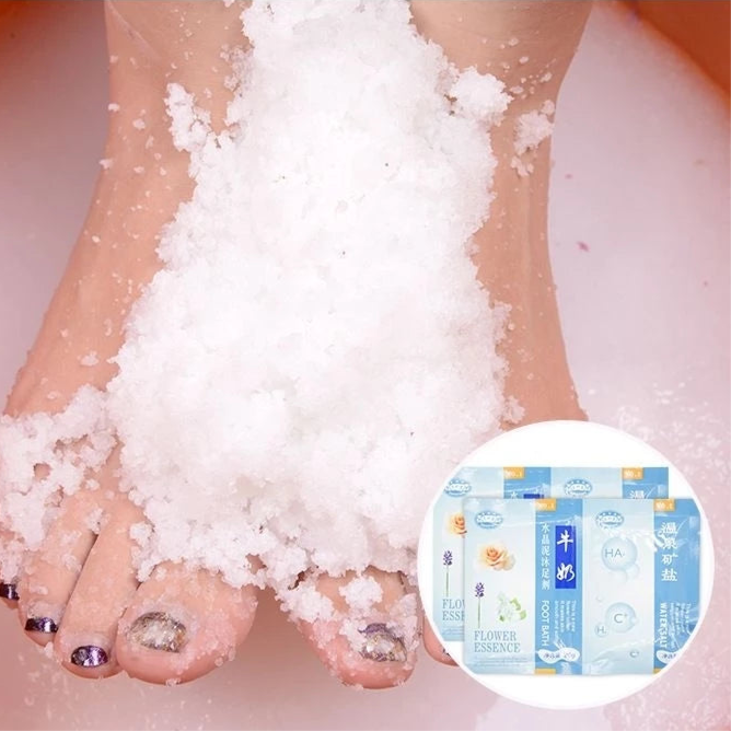 Crystal Mud Foot Bath Jelly Salt for Foot Spa