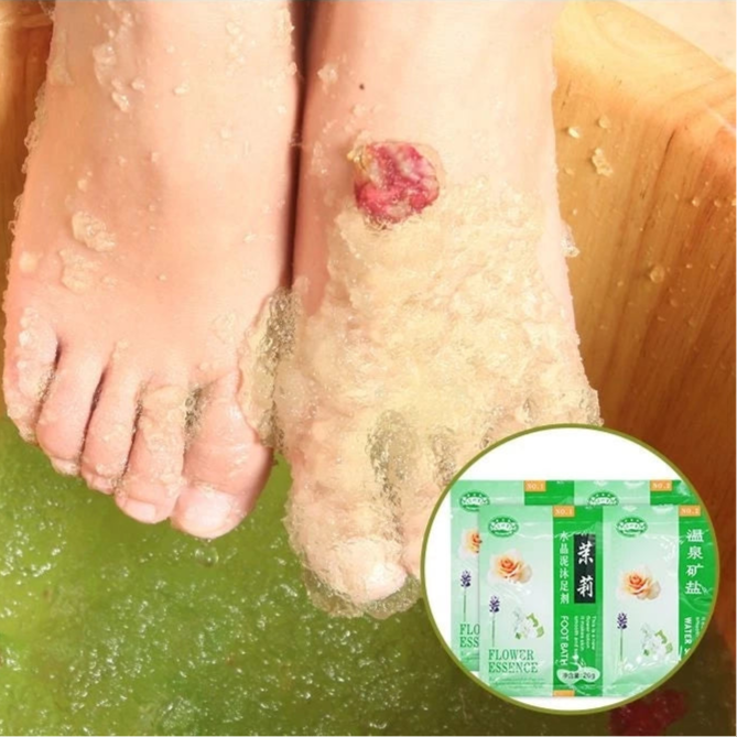 Crystal Mud Foot Bath Jelly Salt for Foot Spa