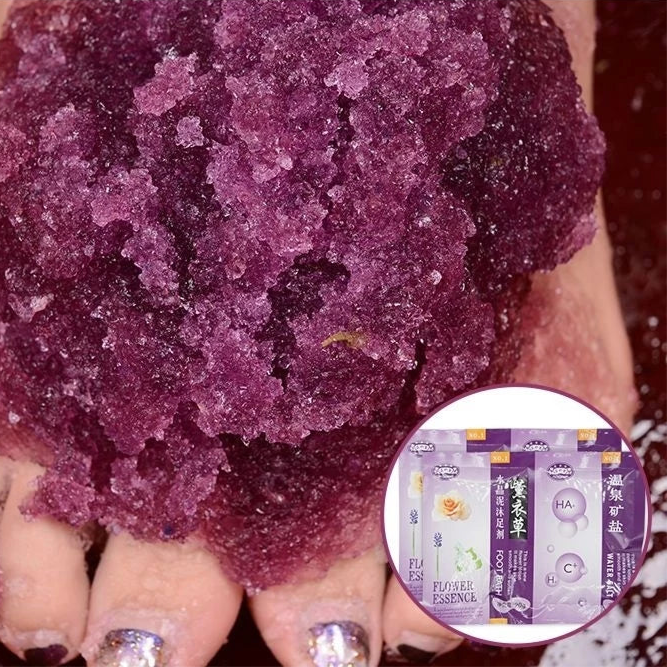 Crystal Mud Foot Bath Jelly Salt for Foot Spa