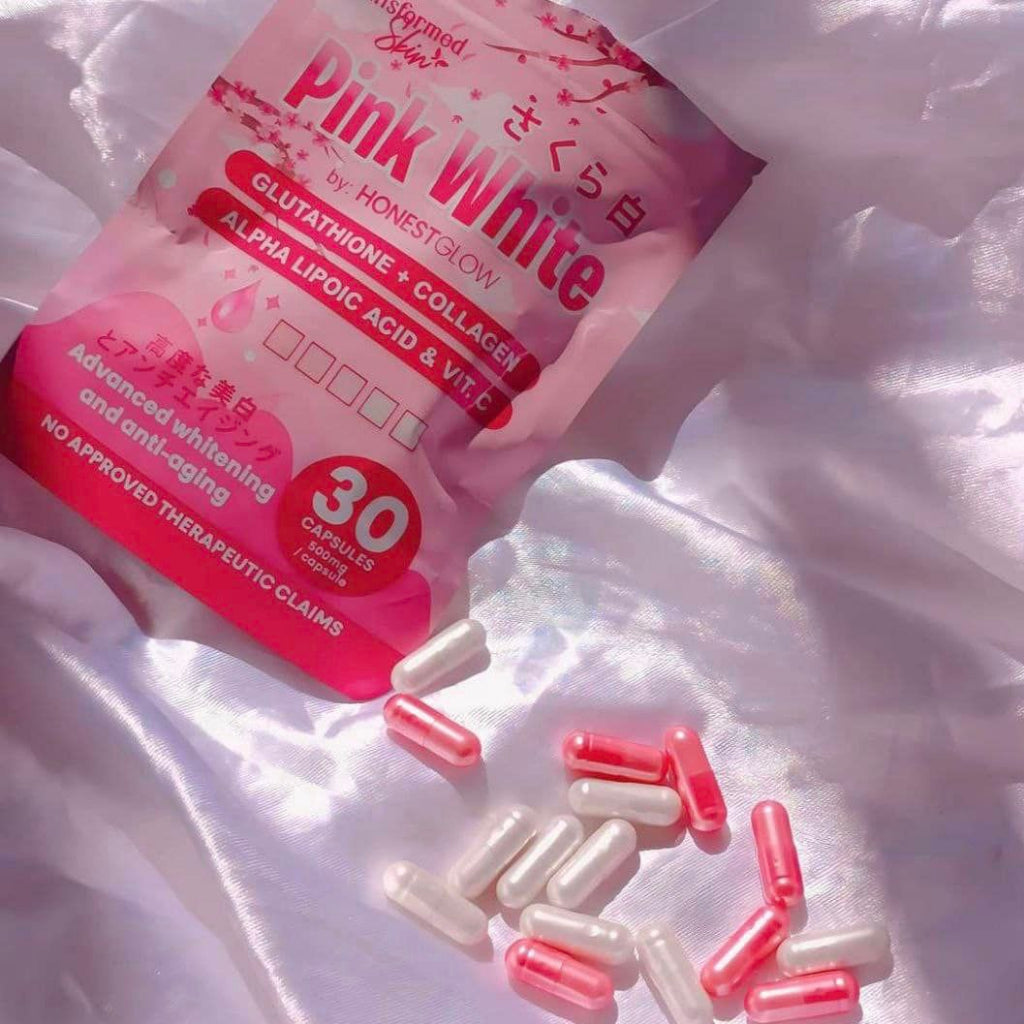 HONEST GLOW PINK WHITE CAPSULE