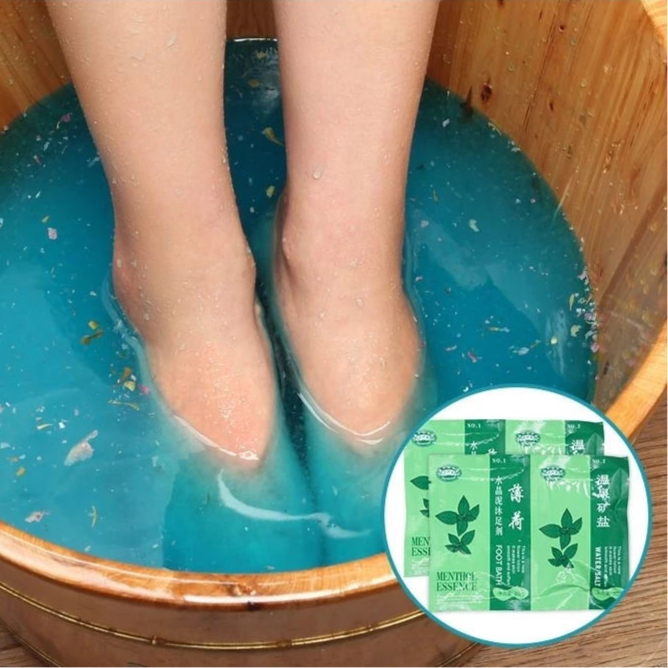 Crystal Mud Foot Bath Jelly Salt for Foot Spa