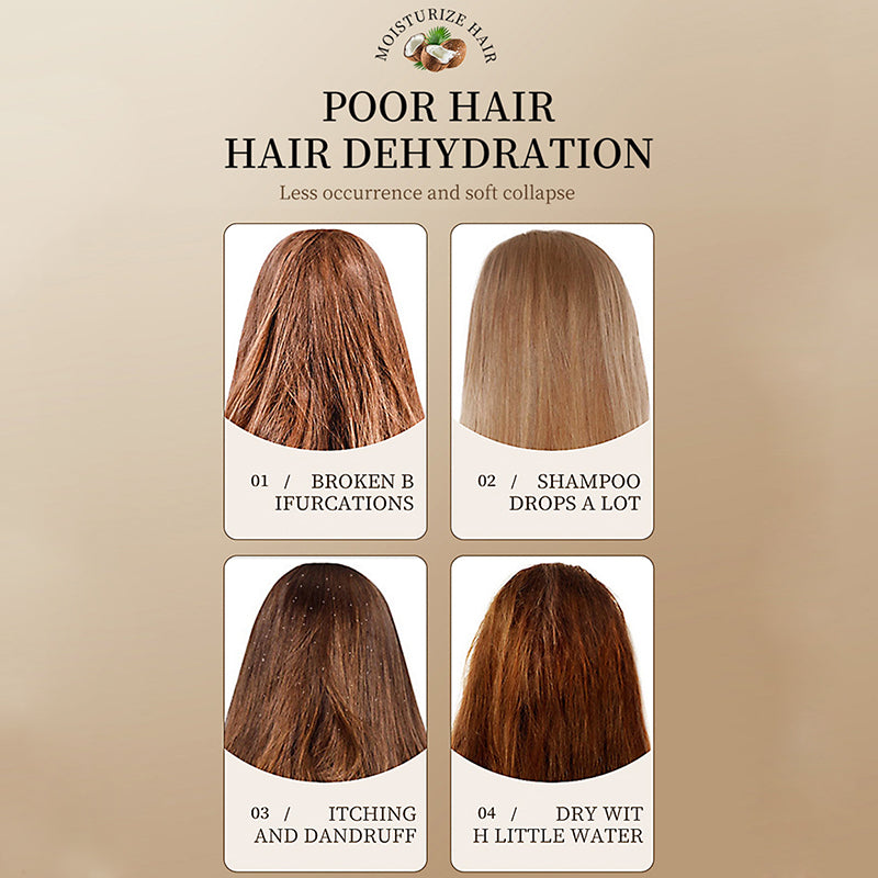 SADOER Coconut Oil Moisturizing Hair Care Dandruff Shampoo