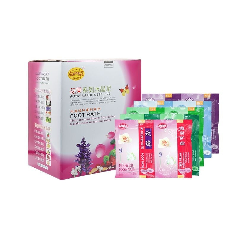 Crystal Mud Foot Bath Jelly Salt for Foot Spa