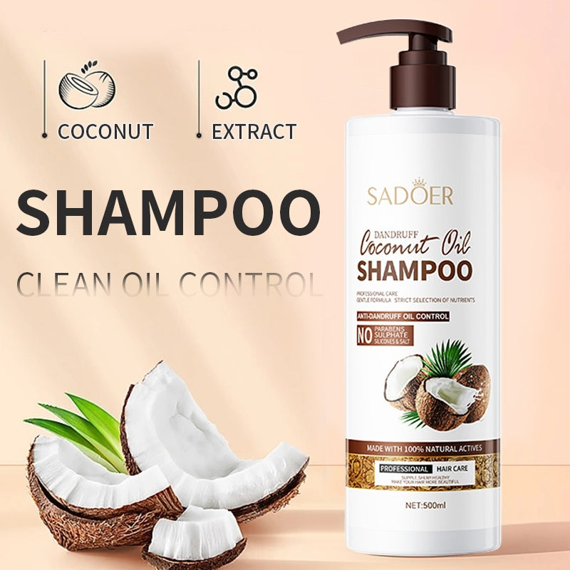 SADOER Coconut Oil Moisturizing Hair Care Dandruff Shampoo