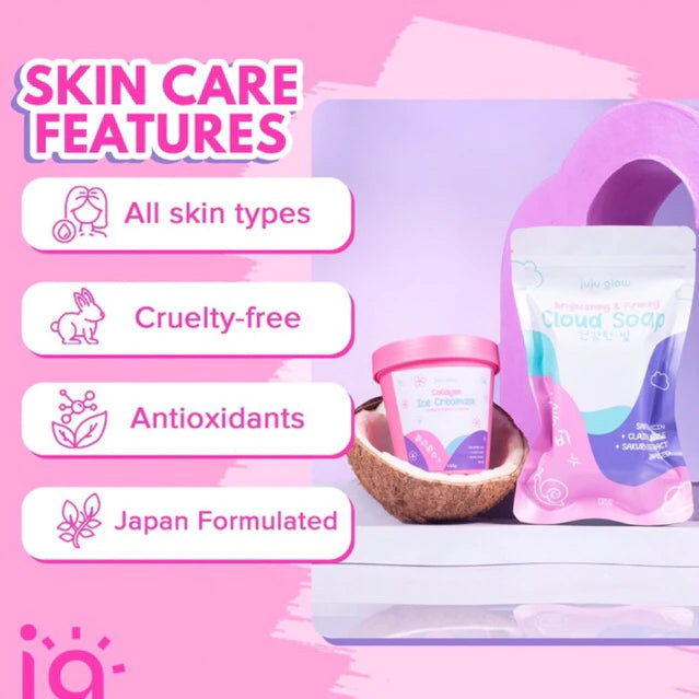 JUJU GLOW Brightening & Firming Cloud Soap