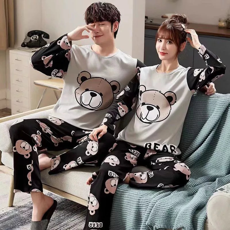Couple Terno Pajama – Sleep in Style, Together in Comfort 💕