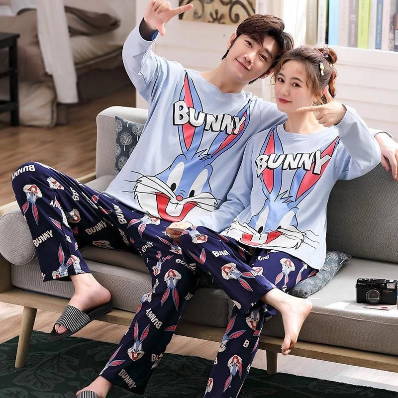 Couple Terno Pajama – Sleep in Style, Together in Comfort 💕