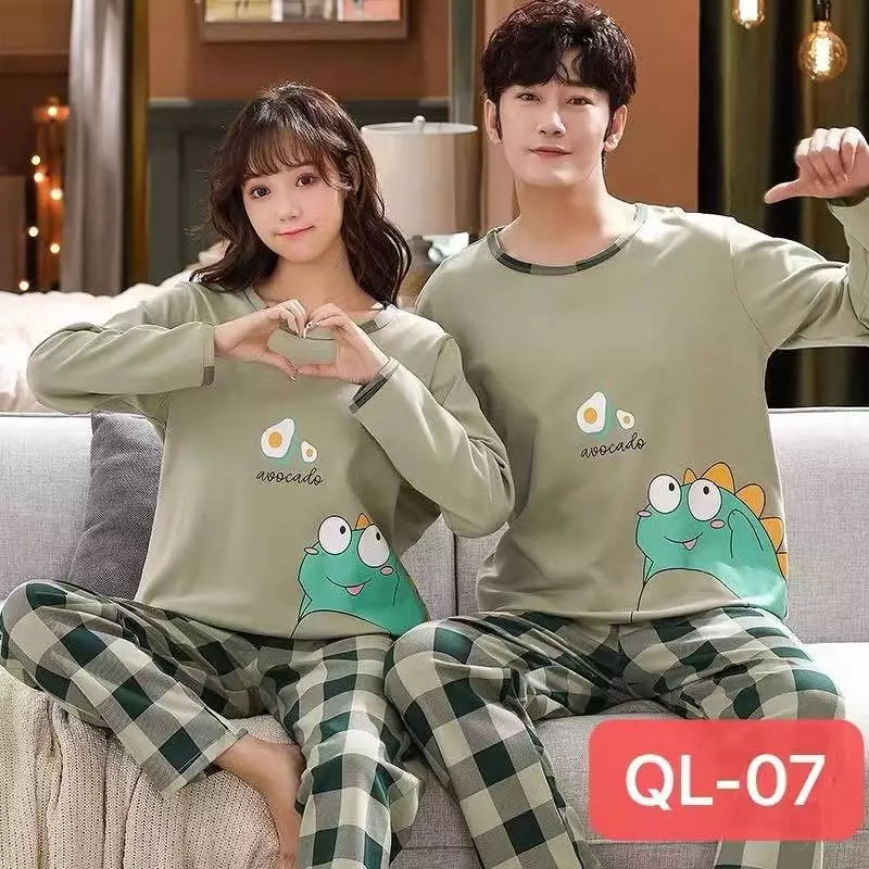 Couple Terno Pajama – Sleep in Style, Together in Comfort 💕