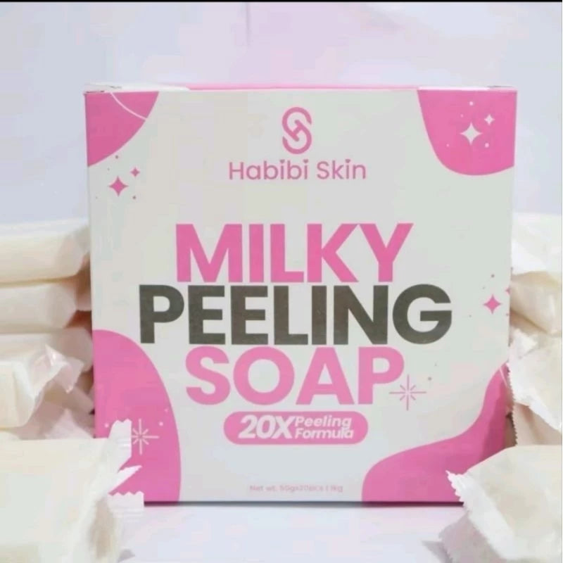 HABIBI SKIN Milky Peeling Soap 20Bars x 50g