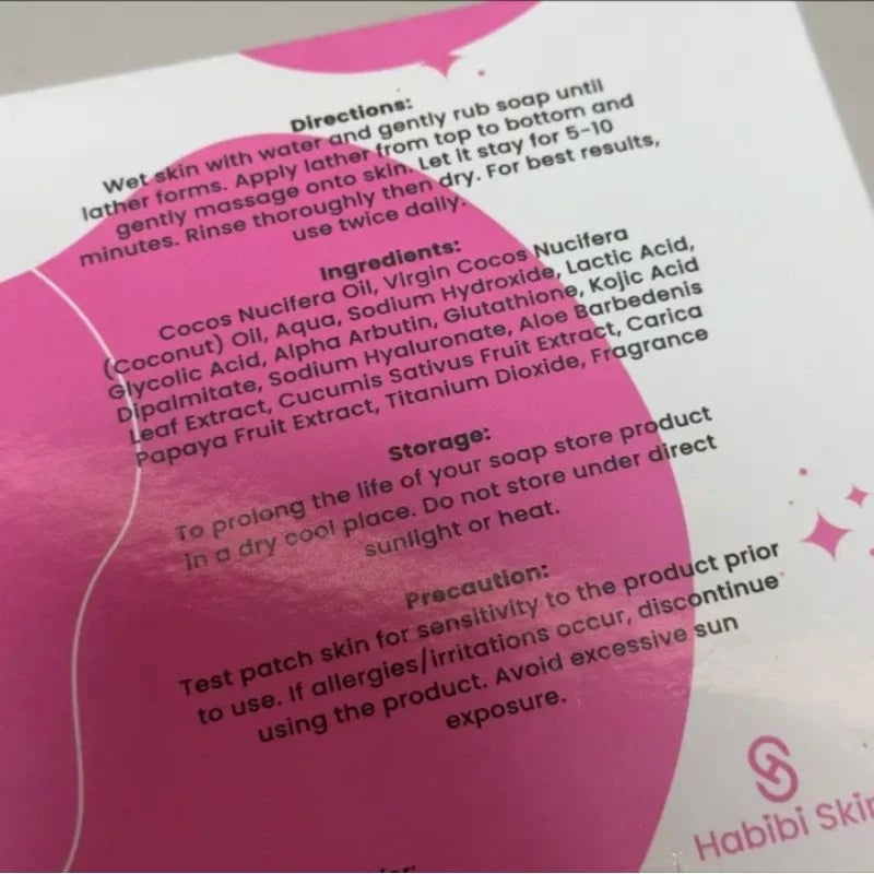 HABIBI SKIN Milky Peeling Soap 20Bars x 50g