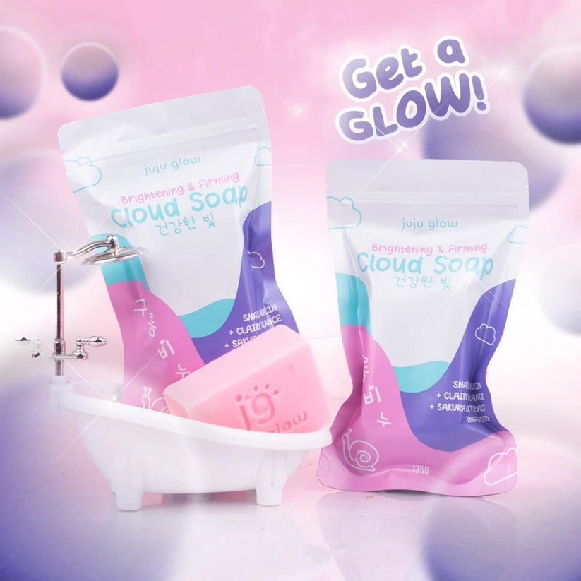 JUJU GLOW Brightening & Firming Cloud Soap