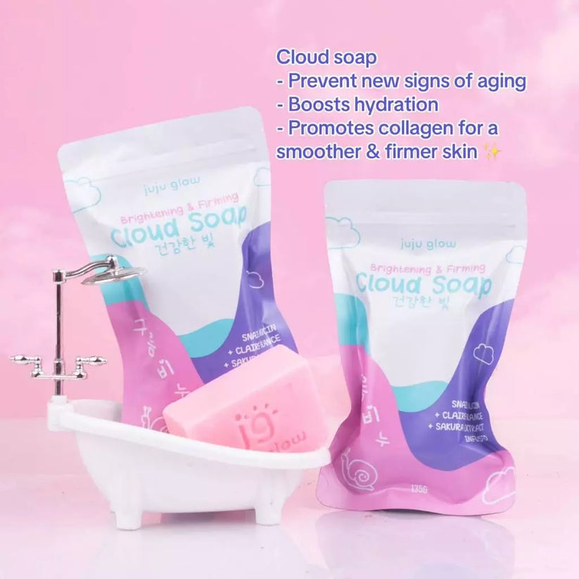 JUJU GLOW Brightening & Firming Cloud Soap