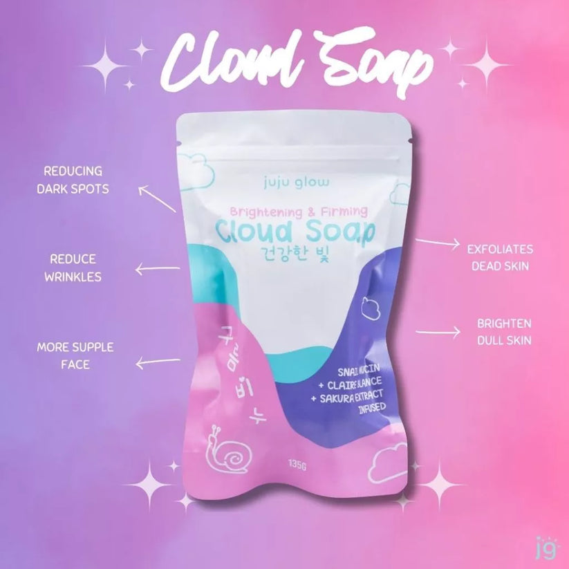 JUJU GLOW Brightening & Firming Cloud Soap