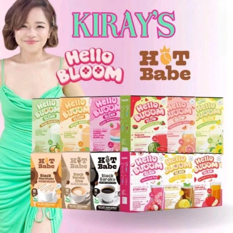 KIRAY CELIS | HELLO BLOOM & HOT BABE Drinks