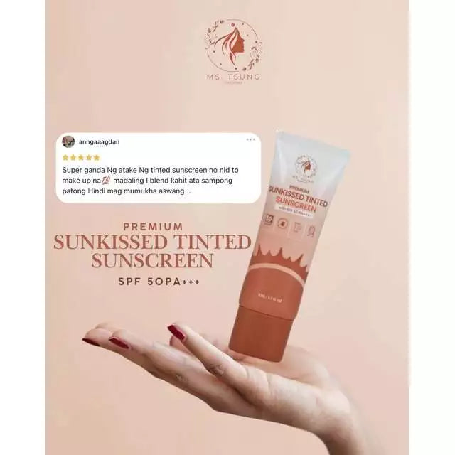 MS TSUNG Premium Sunkissed Tinted Sunscreen SPF 50 PA ++++