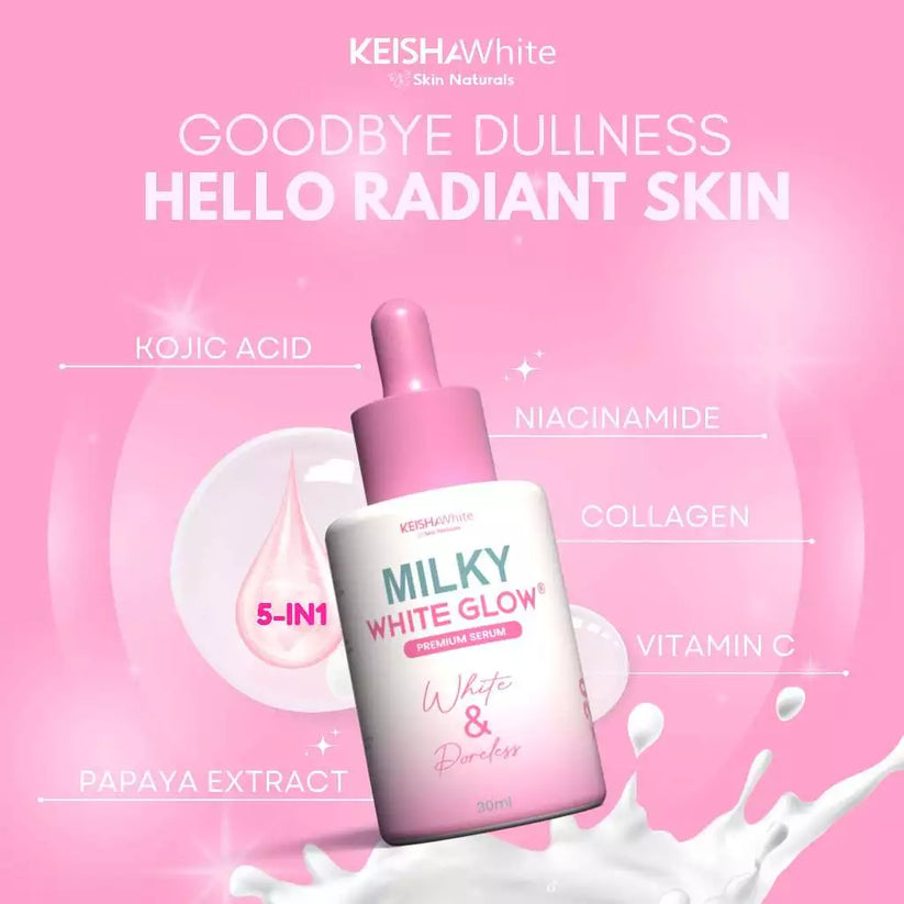 KEISHA WHITE Milky white Glow Premium Serum X20