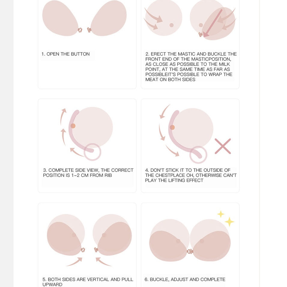 Reusable Silicone Invisible Bra