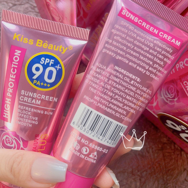 Kiss Beauty SPF90+++ Sunscreen Cream High Protection UV PLUS 60ml