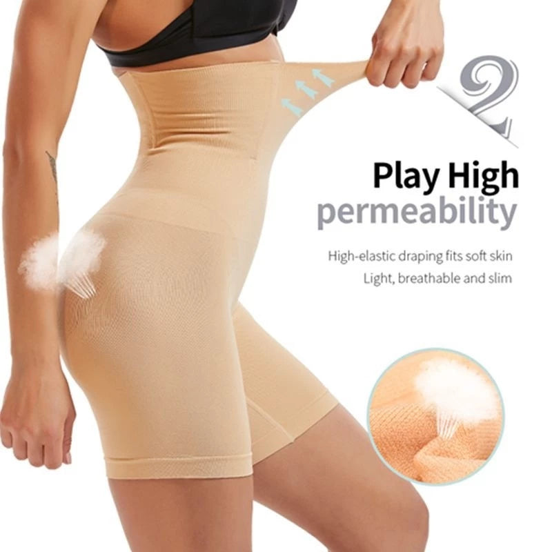 Seamless High Waist Body Shaper Shorts