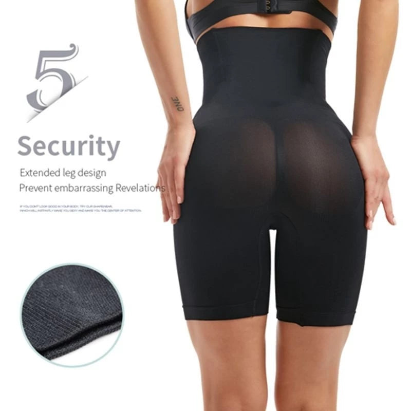 Seamless High Waist Body Shaper Shorts