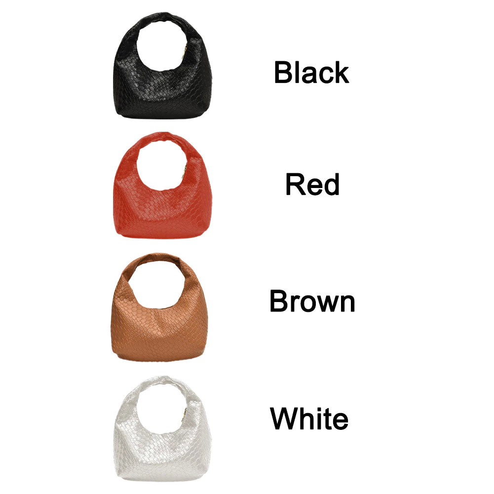 Mini Woven Hobo Handbag