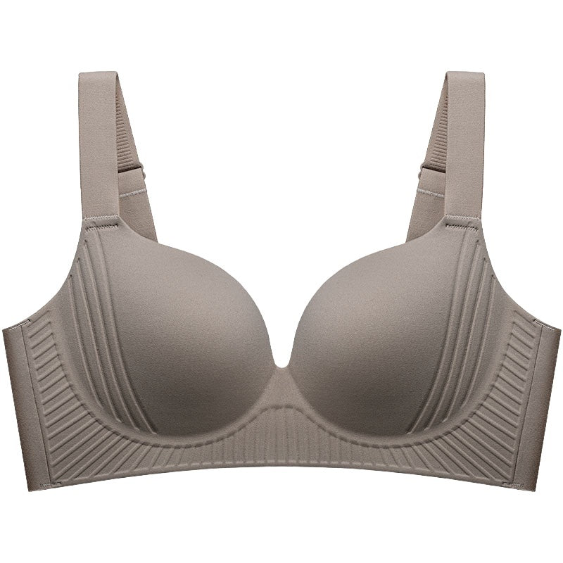 Plus Size Wireless Push Up Bra 3D Anti-Gravity Seamless Padded Gathering & Anti-sagging