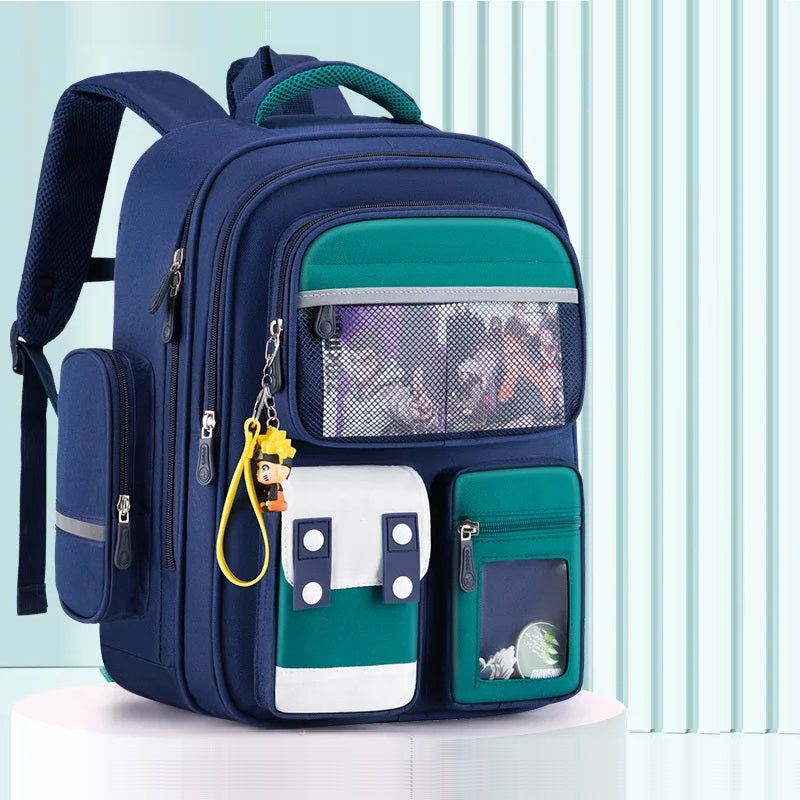 Multi-Pocket Waterproof School Backpack
