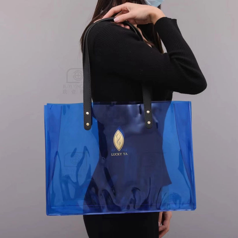 Transparent PVC Plastic Tote Bag