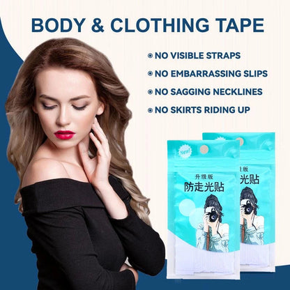 No-Trace Anti-Exposure Double-Sided Body & Clothing Tape (36pcs/pck)