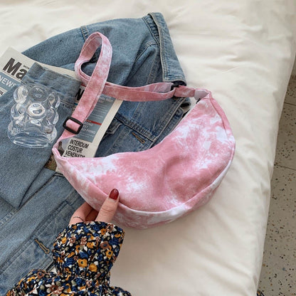 Tie-Dye Dumpling Sling Bag