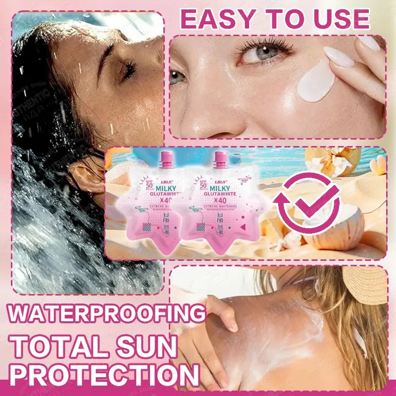 LBLS Milky Gluta White X40 SPF50 PA+++ Extreme Whitening Sunscreen 50ml