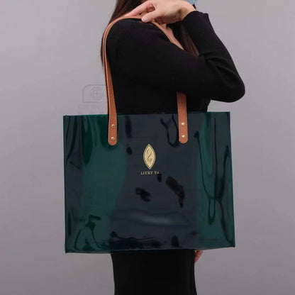 Transparent PVC Plastic Tote Bag