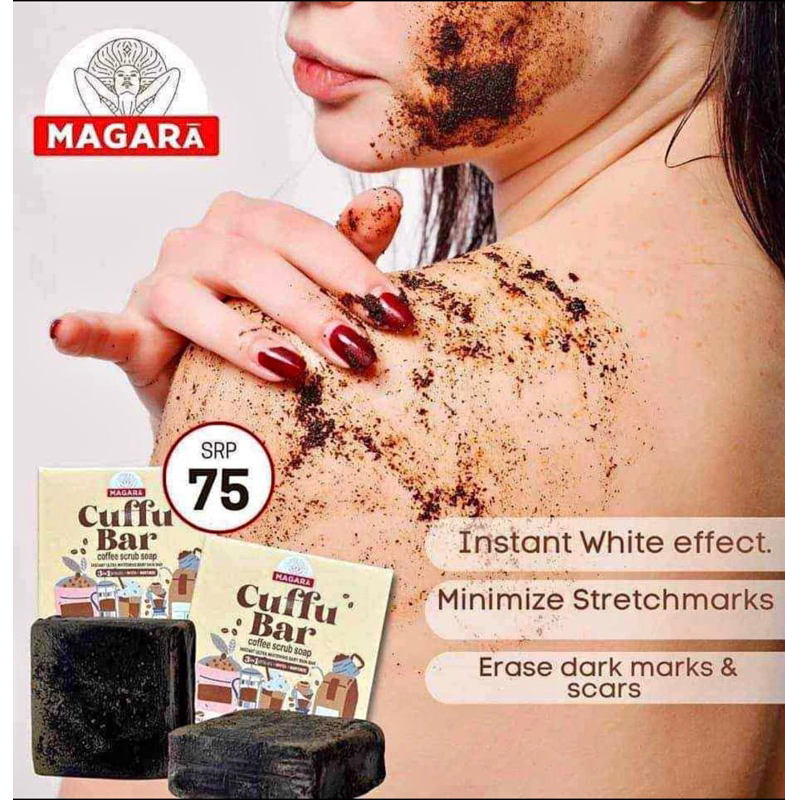 MAGARA SKIN CUFFU BAR 3IN1 SCRUB SOAP & CUFFU BUFF 60G