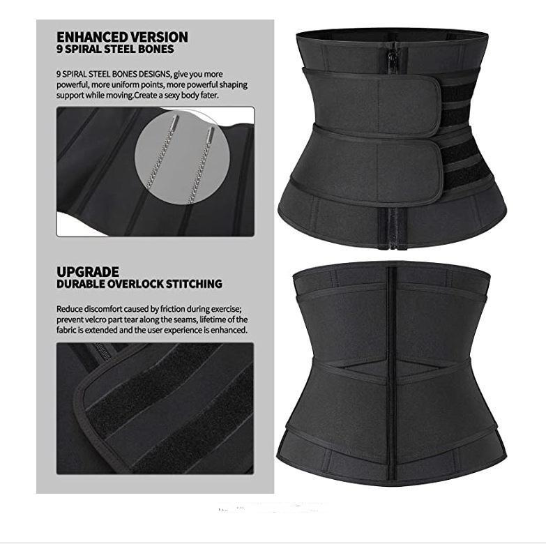 Double Belt Waist Trainer Corset for Men & Women